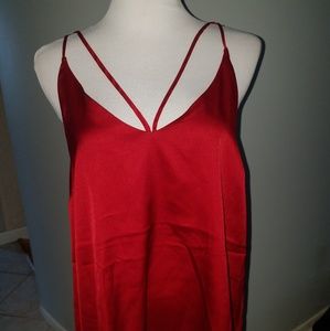 Nwt Dex romantic camisole type top Red simple sexy
